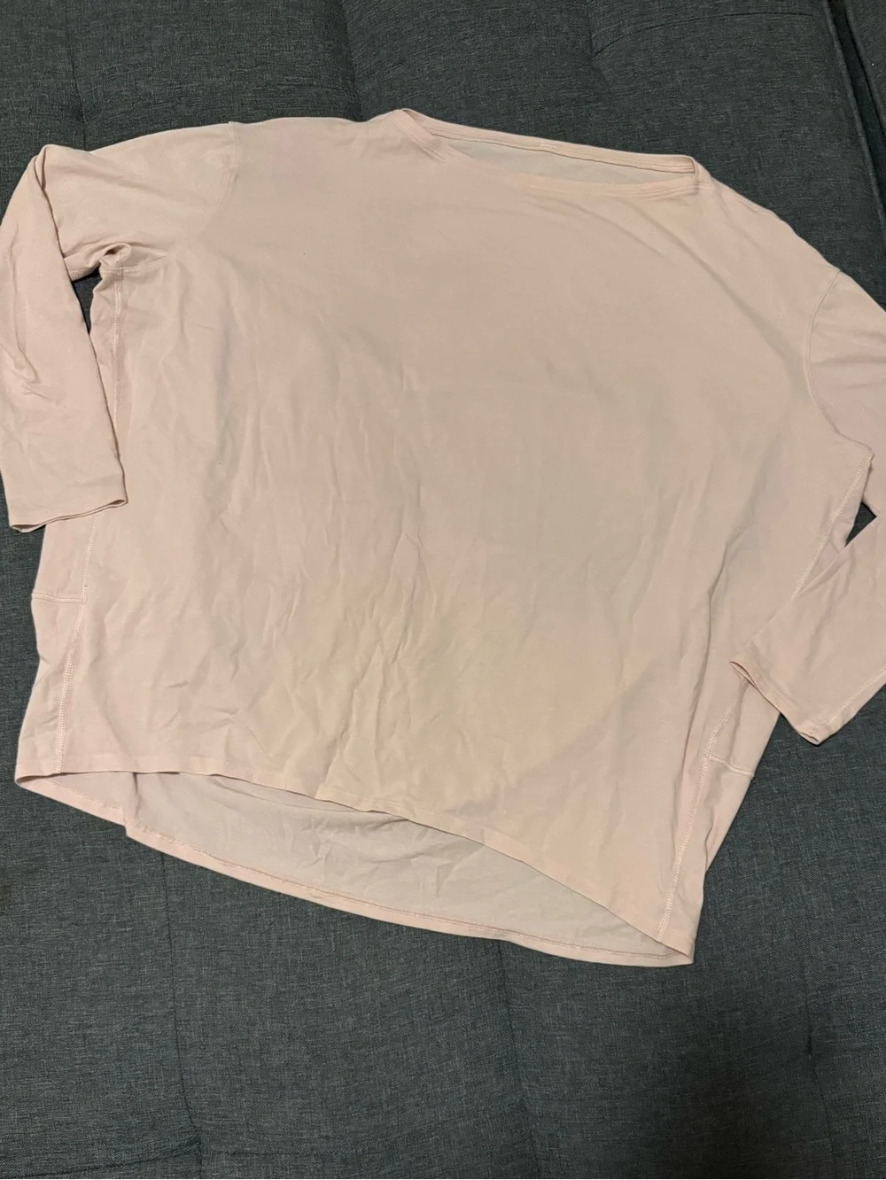 lululemon athletica Pale Pink Long Sleeve Top
